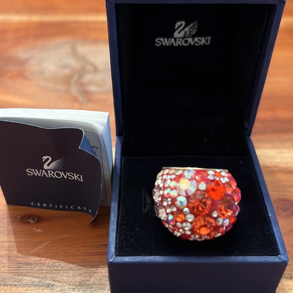 Swarovski Chic Multi Red Ring - image 2